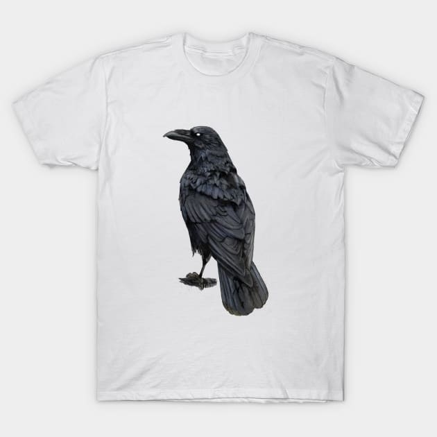 Dark Raven T-Shirt by LonelyWinters